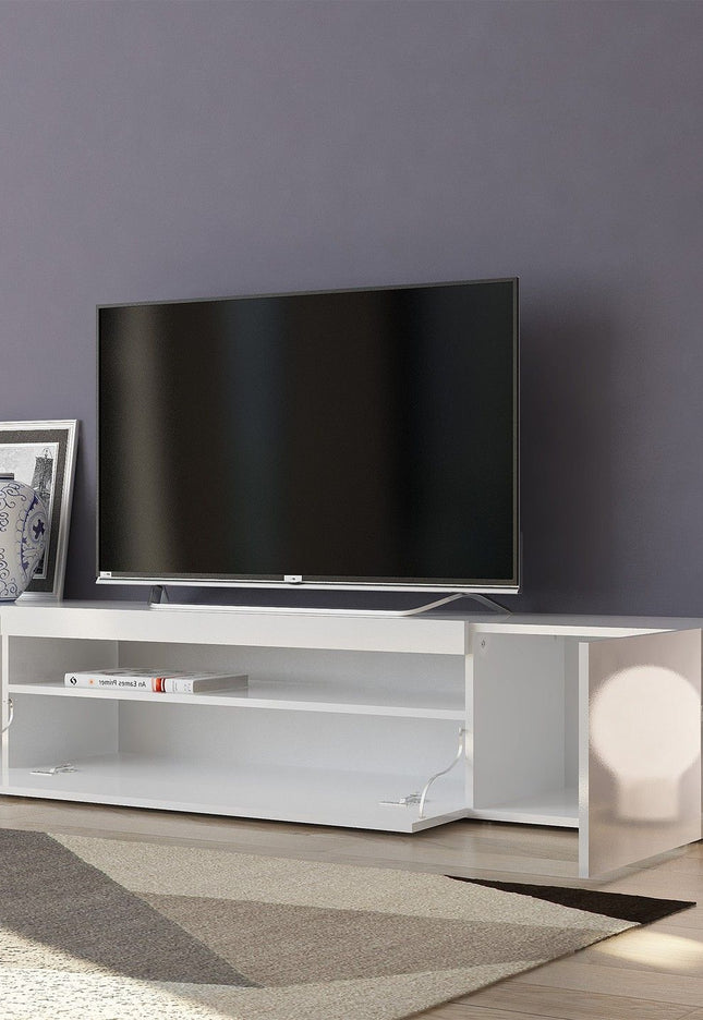 Porta tv DAIQUIRI 200 cm 2 ante battenti + 1 anta a ribalta.