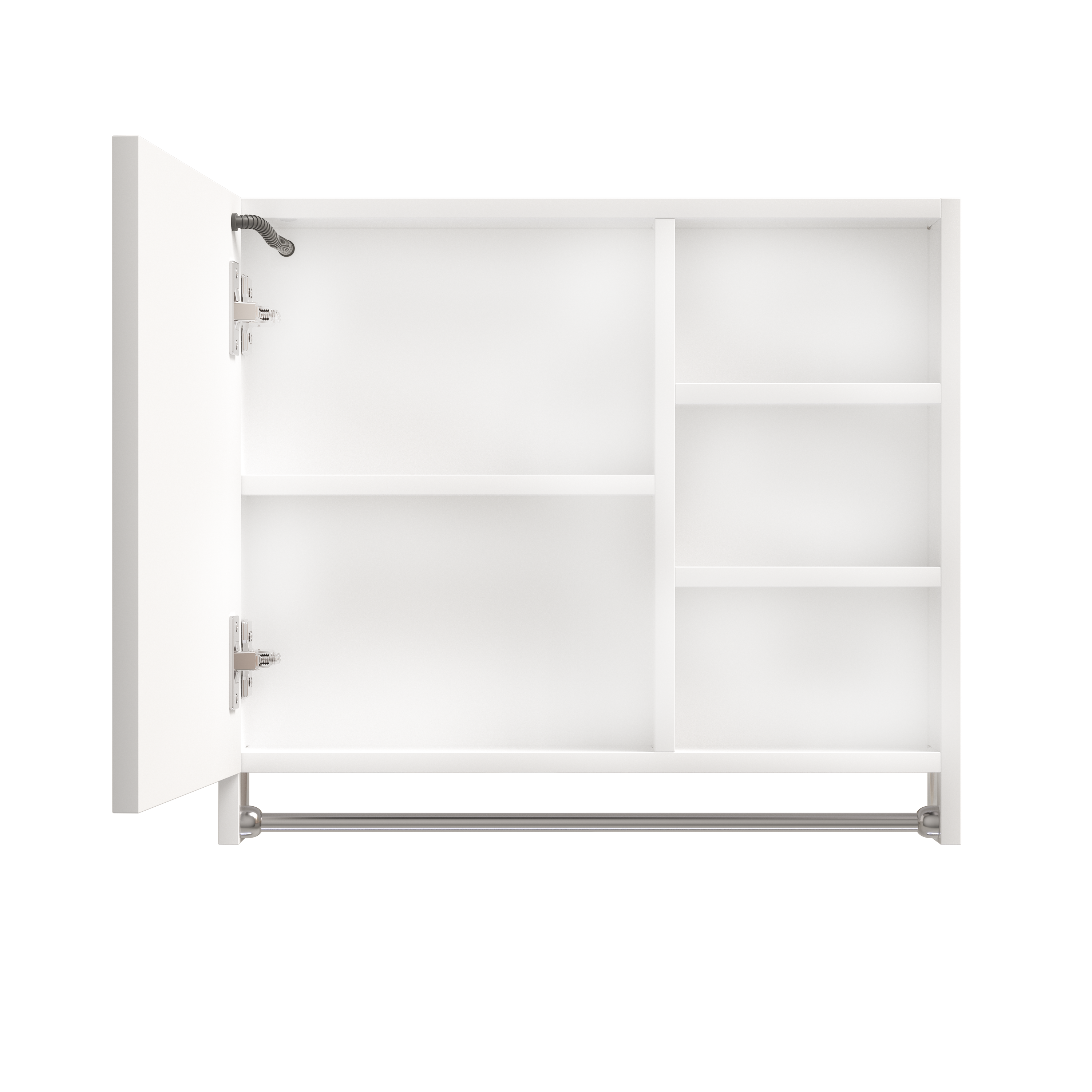 Armadietto Bagno LED 81x70cm con Specchio