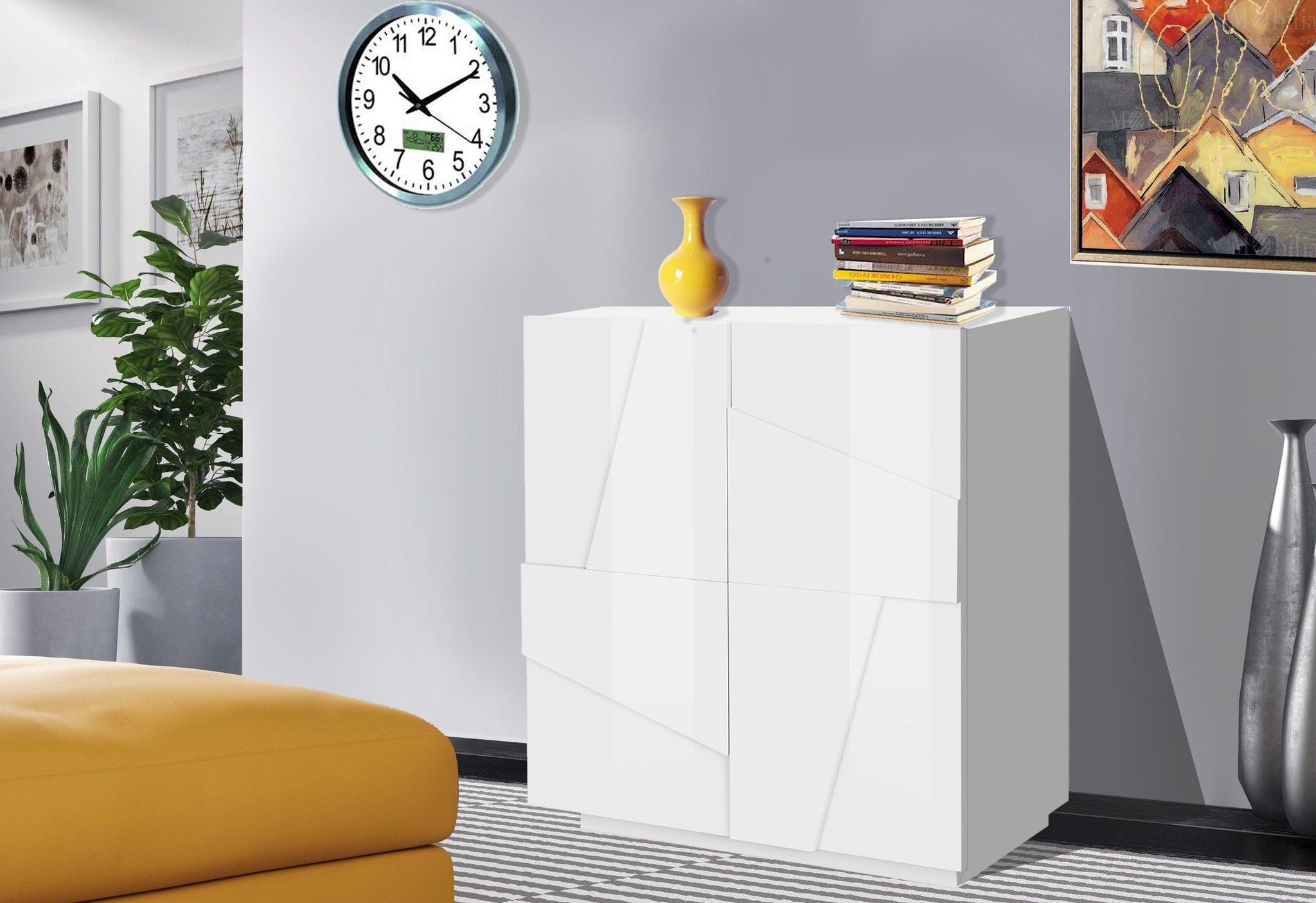 Credenza PING 80 cm 2 ante battenti.