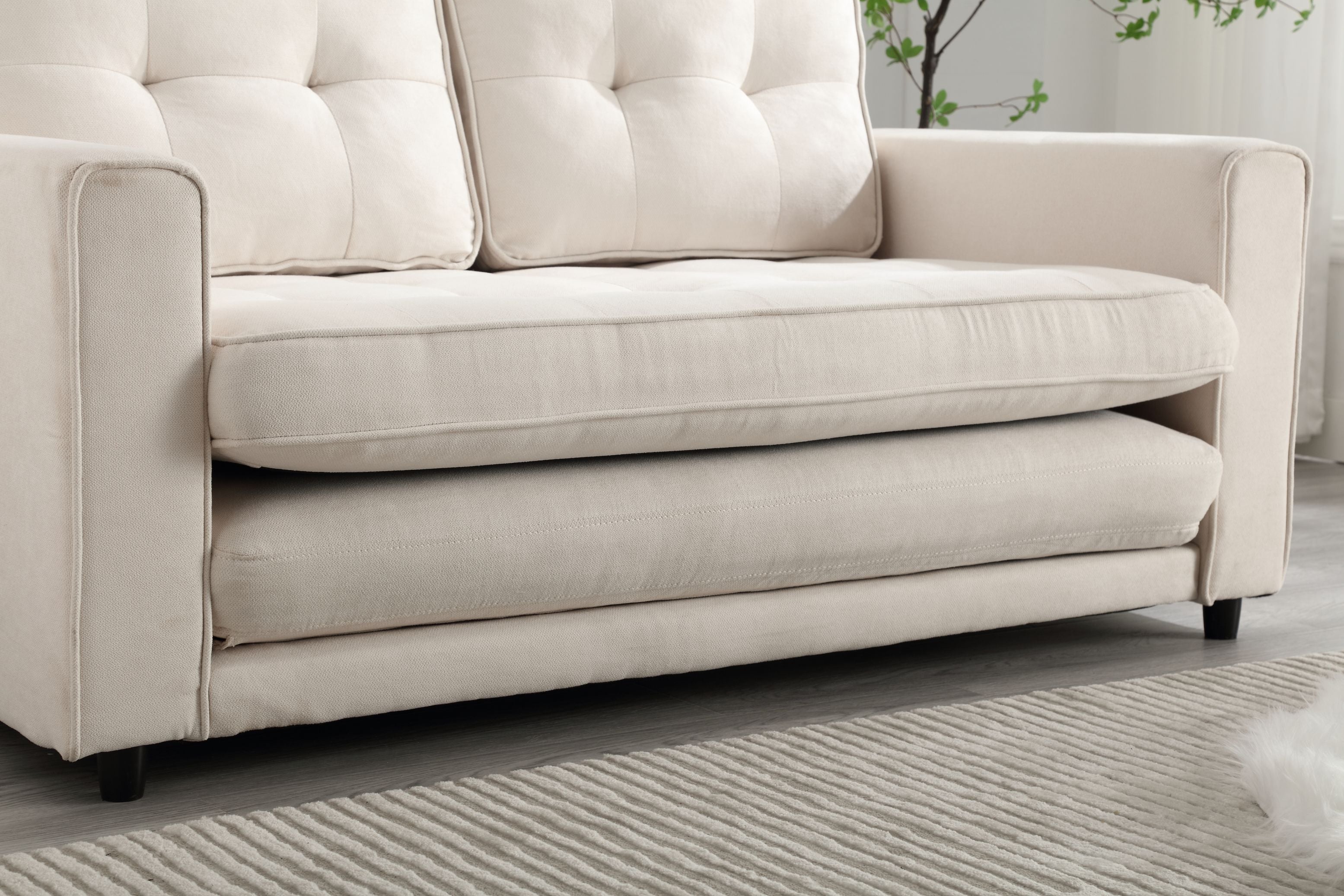 Divano Letto Futon Convertibile 3 Posizioni