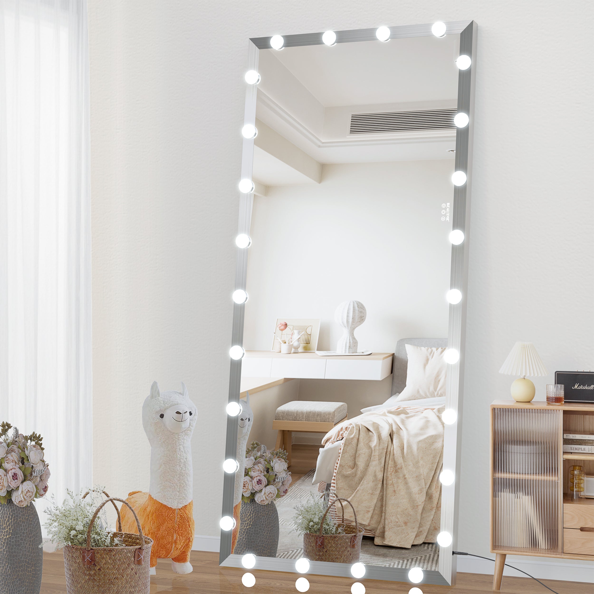 Specchio Hollywood 183x81cm con LED