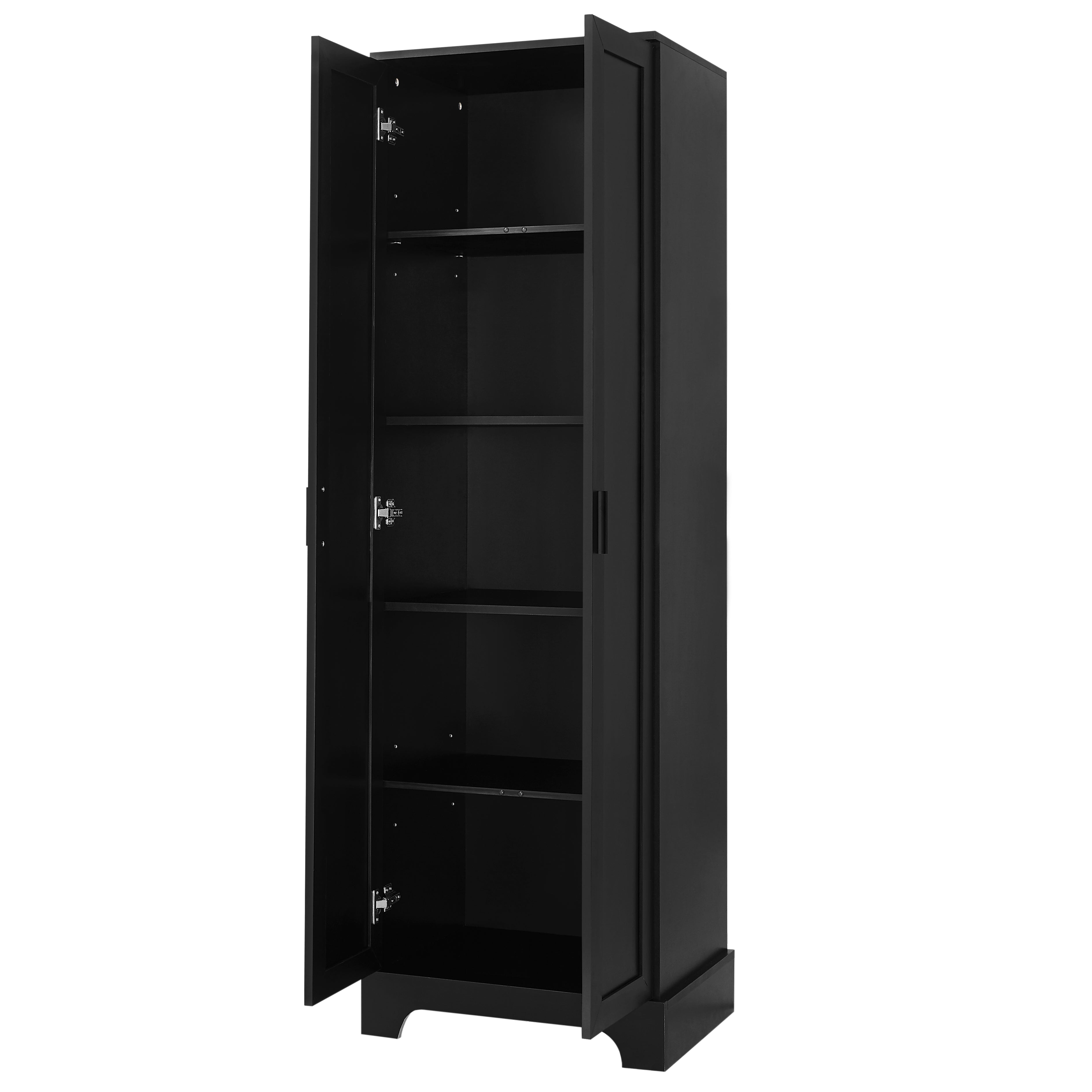 Mobile Alto Bagno Nero 2 Ante 181cm