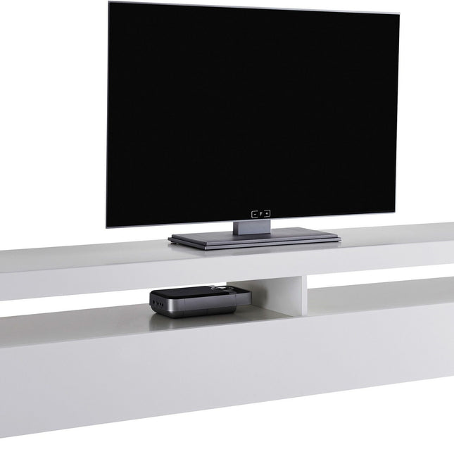 Porta tv BURRATA 200 cm 2 vani giorno + 1 anta a ribalta - Report