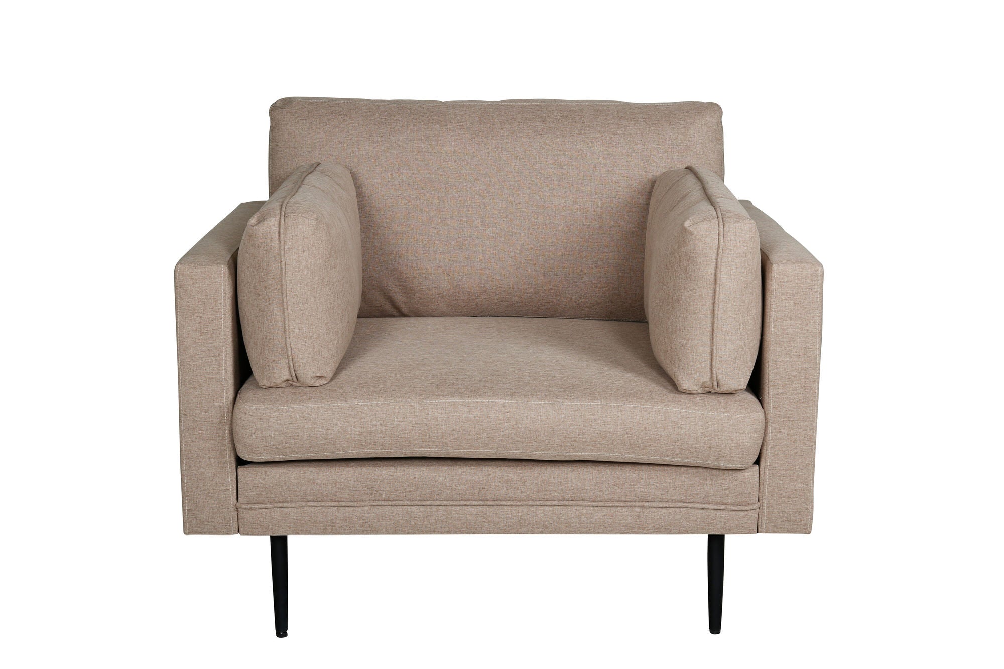 Poltrona Boom - Tessuto Marrone e Nero