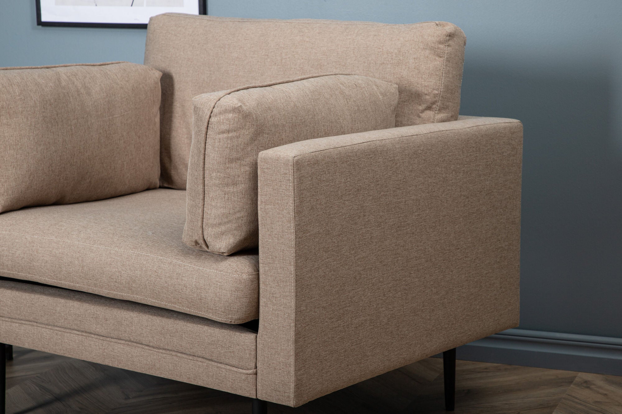 Poltrona Boom - Tessuto Marrone e Nero