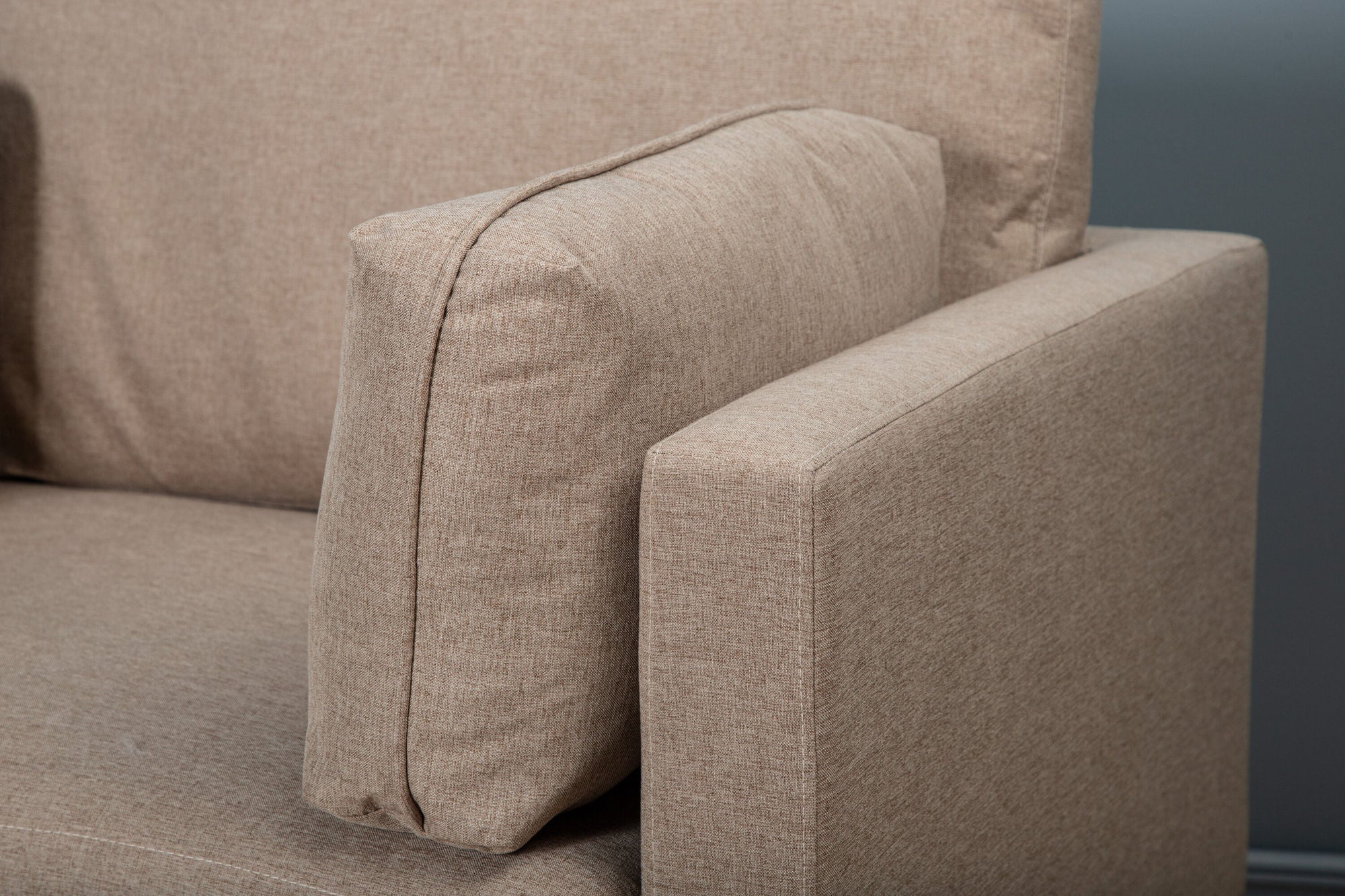 Poltrona Boom - Tessuto Marrone e Nero