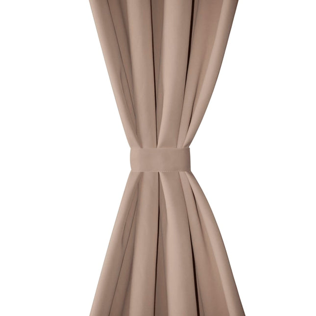 Tenda Oscurante con Occhielli in Metallo 270x245 cm Crema