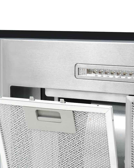 Cappa a Isola 90cm con Display LCD e Sensore Touch 756 m³/h LED