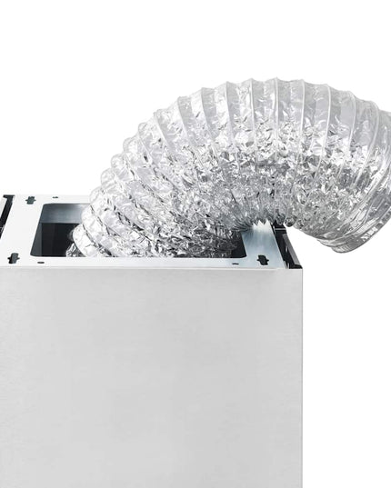 Cappa a Isola 90cm con Display LCD e Sensore Touch 756 m³/h LED