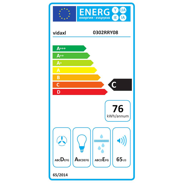 Cappa a Isola 90cm con Display LCD e Sensore Touch 756 m³/h LED