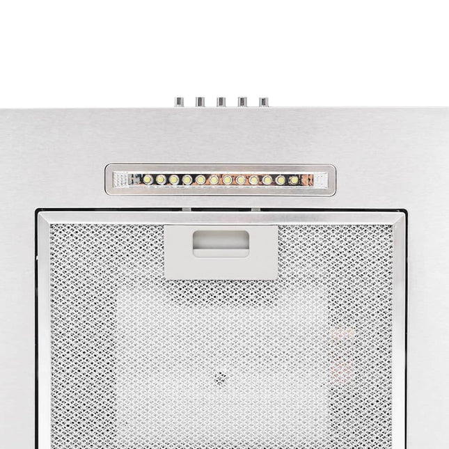 Cappa Aspirante a Muro 60 cm Acciaio Inossidabile 756 m³/h LED