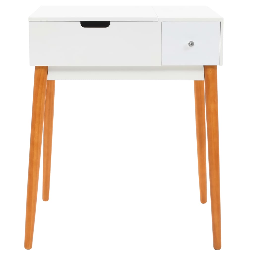 NNEVL Dressing Table with Mirror MDF 60x50x86 cm-2