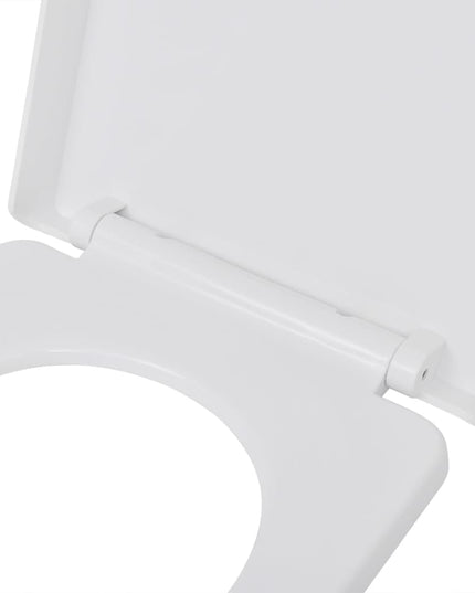 Copriwater Ammortizzato e Sgancio Rapido Bianco Quadrato