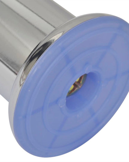 Set 4 gambe rotonde per sofa cromate 60 mm