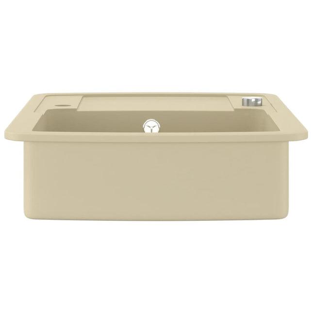 Lavello da Cucina in Granito Vasca Singola Beige