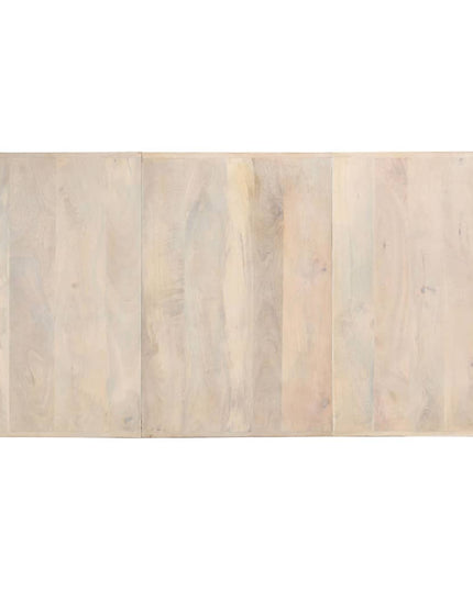 Tavolo da Pranzo 180x90x76 cm in Massello di Mango Sbiancato