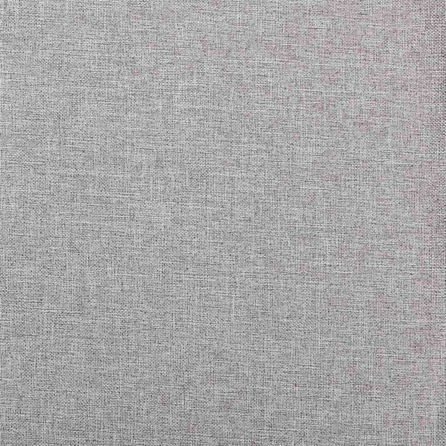 Tenda Oscurante Effetto Lino con Occhielli Grigio 290x245 cm