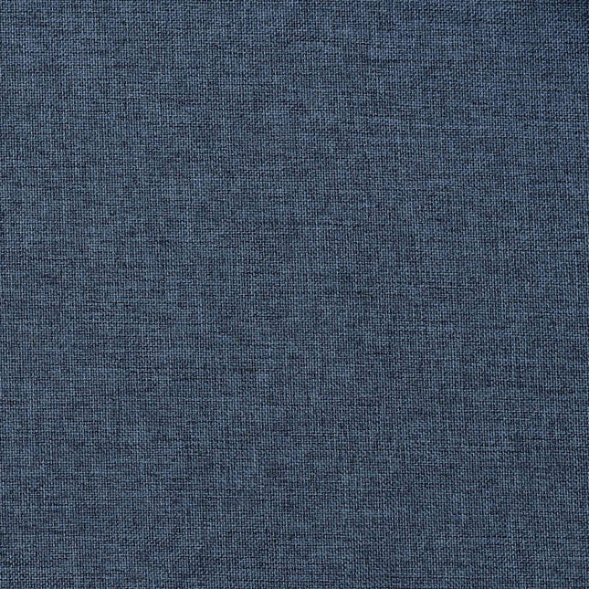 Tende Oscuranti Effetto Lino con Occhielli 2 pz Blu 140x225 cm