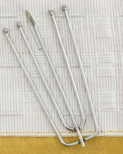 Tende Oscuranti con Ganci Effetto Lino 2 pz Gialle 140x175 cm