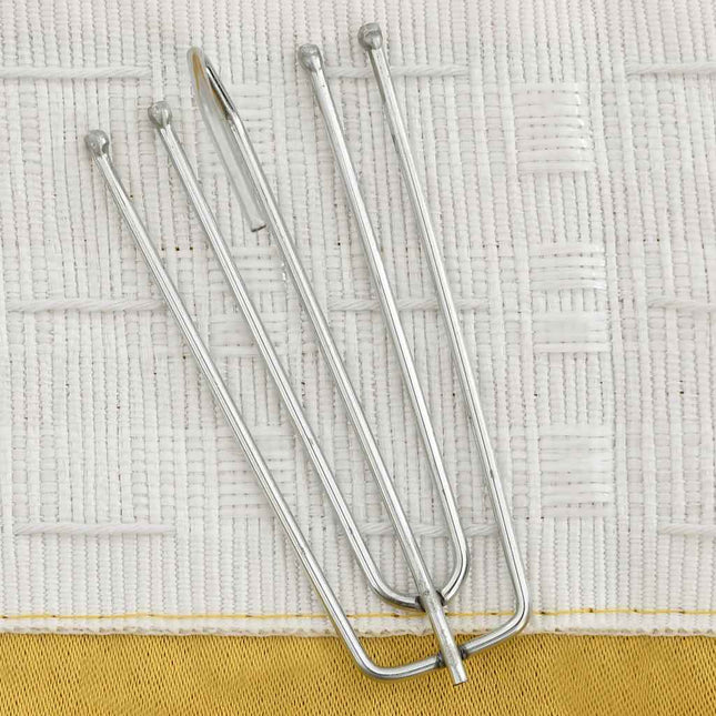 Tende Oscuranti con Ganci Effetto Lino 2 pz Gialle 140x245 cm