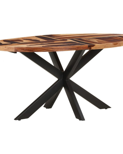 Tavolo da Pranzo 160x90x75 cm in Legno Massello di Acacia