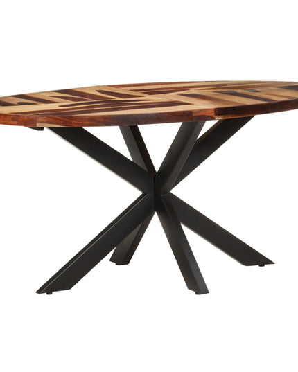 Tavolo da Pranzo 160x90x75 cm in Legno Massello di Acacia