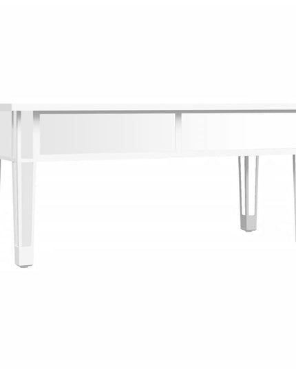 Tavolino Salotto a Specchio 106x45x45cm Legno Multistrato Vetro