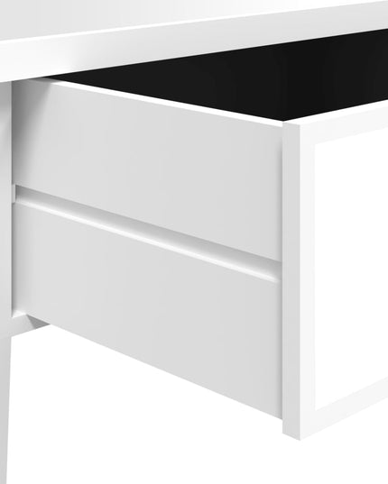 Tavolino Salotto a Specchio 106x45x45cm Legno Multistrato Vetro