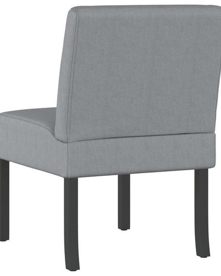 Sedia Pantofola in Tessuto Grigio Chiaro