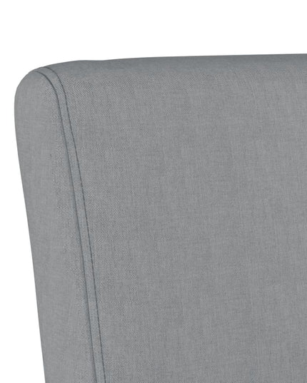 Sedia Pantofola in Tessuto Grigio Chiaro