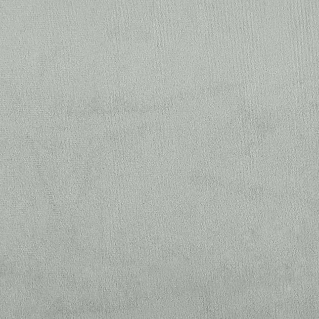 Sedia Schienale Alto Design con Bottoni Velluto Grigio Chiaro