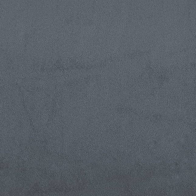 Sedia Schienale Alto Design con Bottoni in Velluto Grigio Scuro