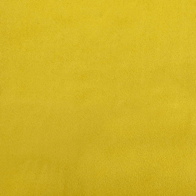 Sedia con Schienale Alto Design con Bottoni in Velluto Giallo