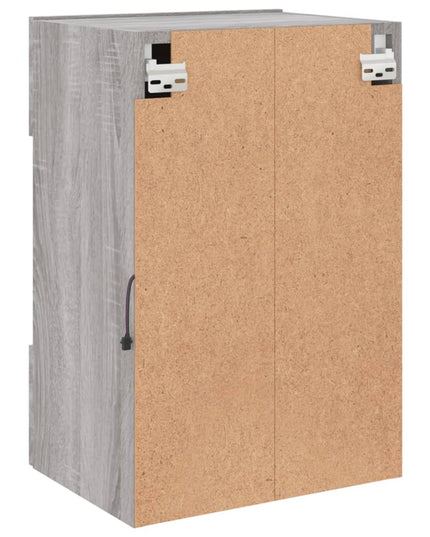 Mobili TV a Parete con Luci LED 2pz Grigio Sonoma 40x30x60,5 cm
