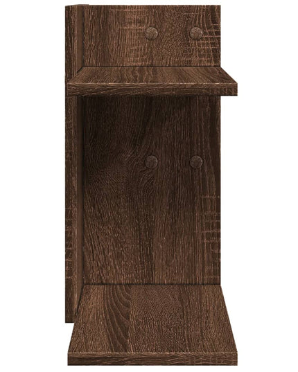 Organizer Scrivania Rovere Marrone 42x21,5x42 cm Multistrato