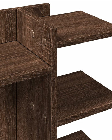 Organizer Scrivania Rovere Marrone 42x21,5x42 cm Multistrato