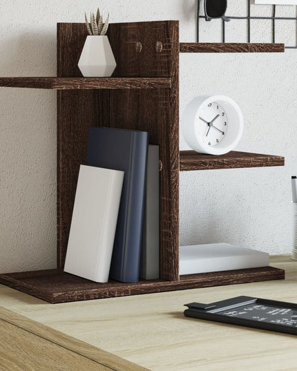 Organizer Scrivania Rovere Marrone 42x21,5x42 cm Multistrato