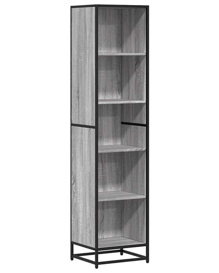 Libreria Grigio Sonoma 40x35x170,5 cm in Legno Multistrato