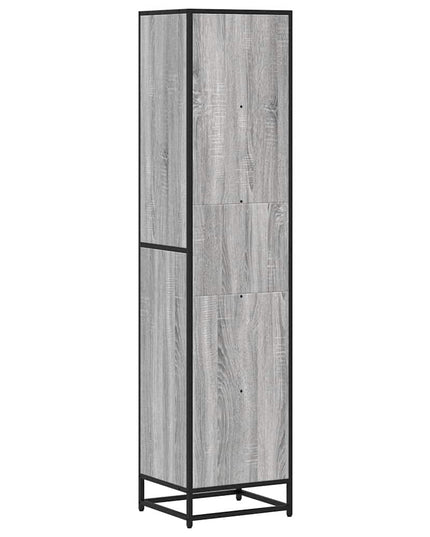 Libreria Grigio Sonoma 40x35x170,5 cm in Legno Multistrato
