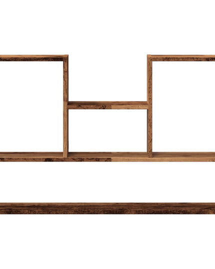 Scaffale a Parete Legno Vecchio 99x15x60 cm in Truciolato