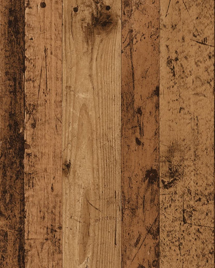 Mensole Parete a Cubo 2 pz Legno Vecchio 100x15x30cm Truciolato