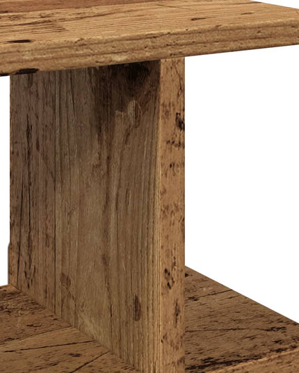 Mensole da Parete 2pz Legno Vecchio 90x18x20 cm in Truciolato