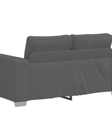 Divano Divanetto Grigio Scuro 120 cm Tessuto di Velluto a Coste