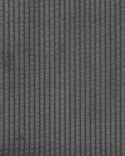 Divano Divanetto Grigio Scuro 120 cm Tessuto di Velluto a Coste