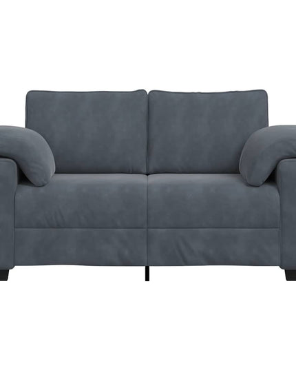 Divano Divanetto Grigio Scuro 120 cm in Velluto