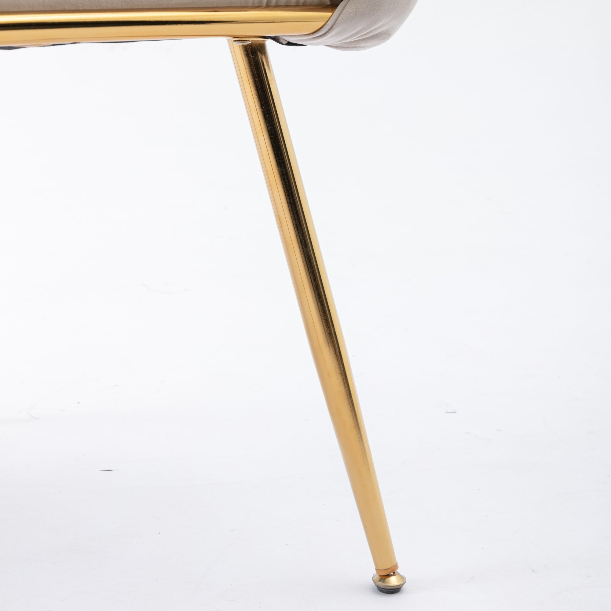 Poltrona Moderna in Velluto Beige Veluxe