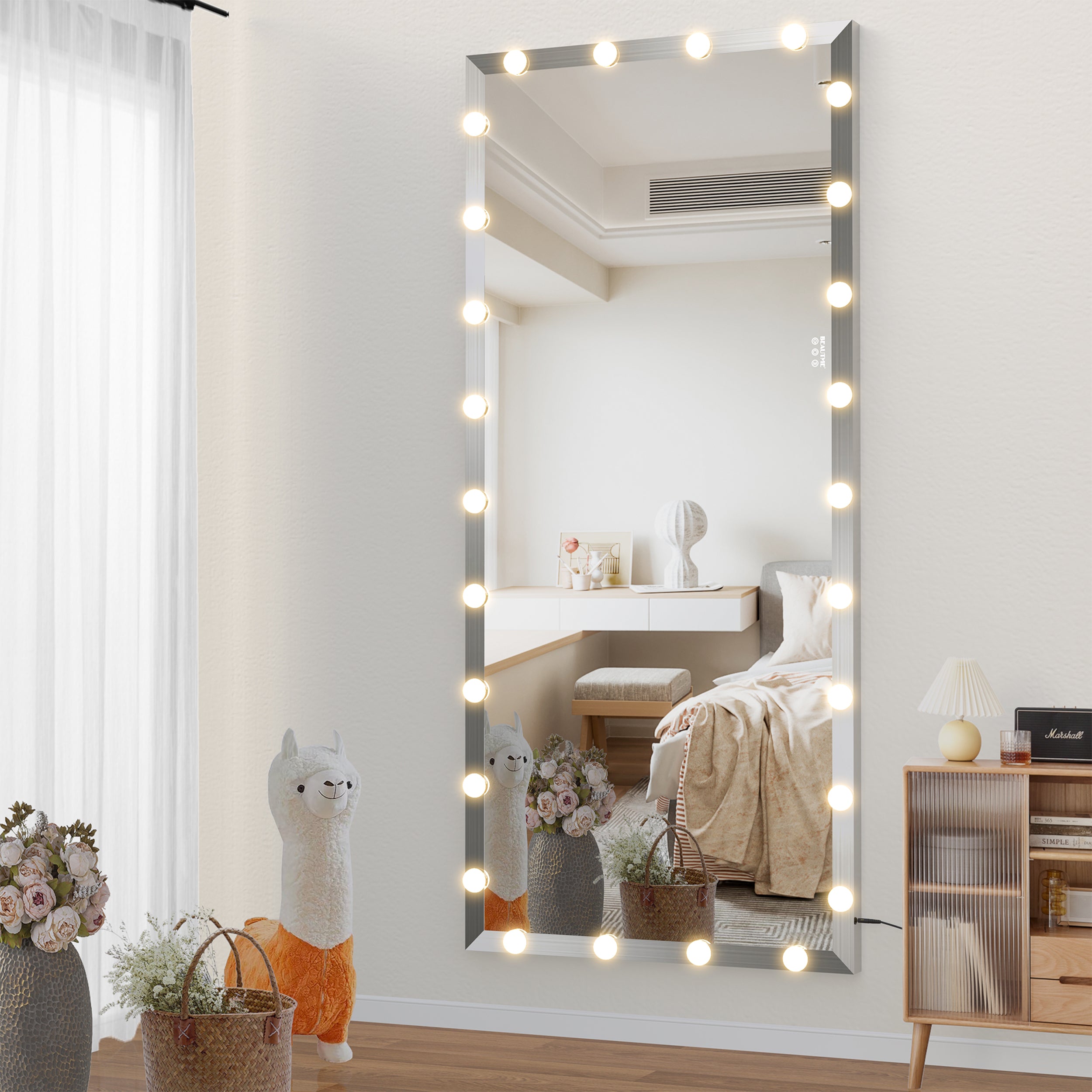 Specchio Hollywood 183x81cm con LED