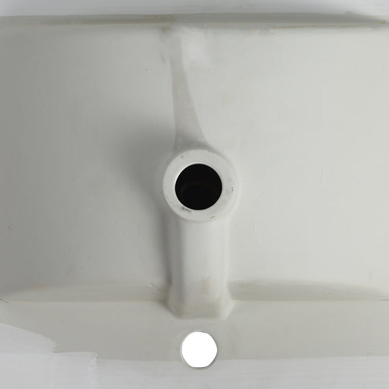 Lavabo Ceramica 61cm Bianco