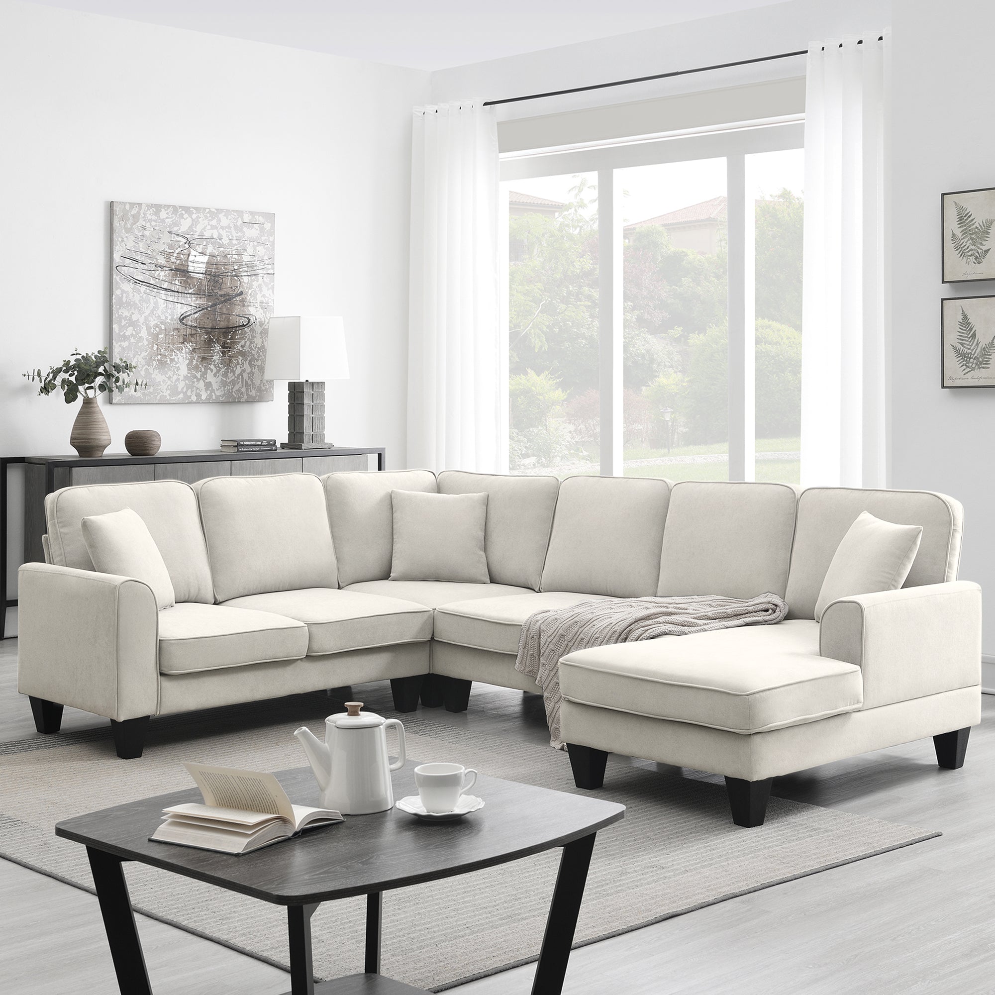 Divano UrbanoLuxe 7 Posti Elegante