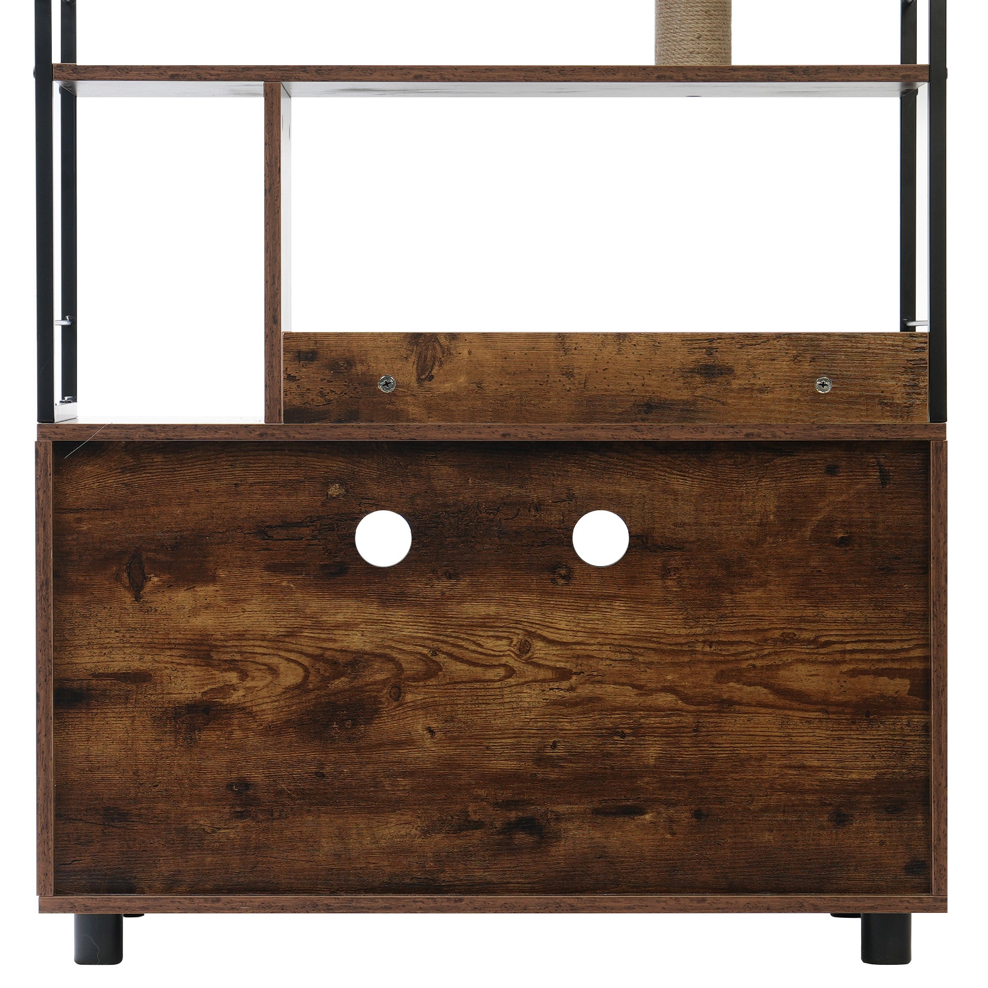 Mobile Lettiera Gatto Legno Ripiani